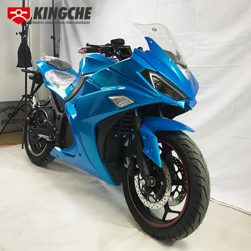 Wuxi Kingche קטנוע 72 וולט ליתיום סוללה סיור למבוגרים חשמלי אופנוע לגברים