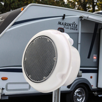Ventilateurs de ventilation de bateau marin à énergie solaire pour camion conteneur à effet de serre RV