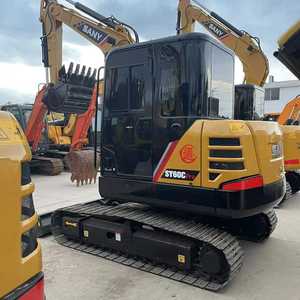 2020 usado SANY SY60C 6 toneladas Mini excavadora Kawasaki bomba tipo oruga gran potencia en Stock Shanghai - Product Image 1