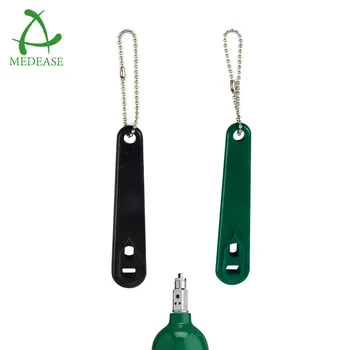 CGA870 Valve Plastic Wrench Promotion Gift Open Flat Good Medical Equipment Oxygen Cylinder Spanner Chain Key For Gas Cylinder