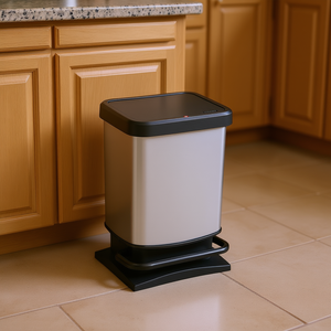 ถังขยะ ROTHO 10 ลิตร แบบเหยียบเปิด สแตนเลส สำหรับครัว - Product Image 3