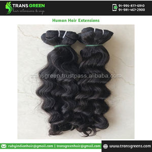 Extensiones de cabello humano de grado estándar de cuerpo de templo indio Virgen sin procesar 100% por fabricante y exportador - Product Image 4