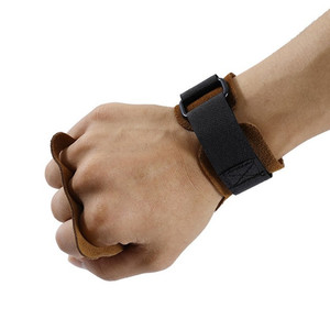 Gants de musculation personnalisés avec logo, 3 trous, poignées en carbone pour la musculation - Product Image 6