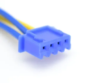 Faisceau de câbles de câblage d'adaptateur bleu de pas du fournisseur 4P 2.54mm de CHL