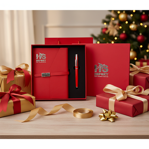 Custom Promotional Gift Set with Notebook and Pen for Office Corporate Events