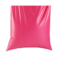 Sacs de courrier avec logo personnalisé imprimé Express recyclé rose rouge enveloppe de colis d'expédition de vêtements poly sac d'enveloppe d'enveloppe postale en poly