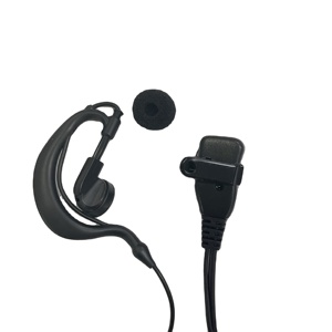 <span class=keywords><strong>Zello</strong></span> – écouteurs talkie-walkie, grand ptt, casque filaire, crochet d'oreille, oreillette avec microphone pour <span class=keywords><strong>Baofeng</strong></span> BF-UV3R BF-T1 BF-T6 - Product Image 2