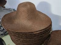 ND439 Parisisol Corps de chapeau en paille de parasisal non fini à large bord