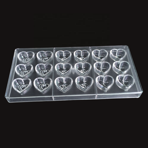 <span class=keywords><strong>Molde</strong></span> de Chocolate de <span class=keywords><strong>policarbonato</strong></span> con forma de corazón, personalizado, profesional, alta calidad - Product Image 4