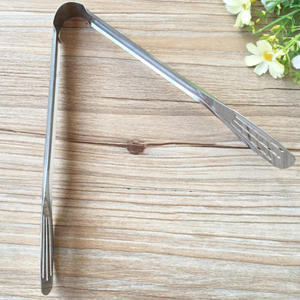 Penjepit Makanan Stainless Steel Terpadu Grosir Pabrik, Penjepit Dapur Tebal Tahan Panas - Product Image 5