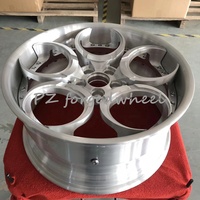 Velg Aluminium Forged Pengzhen Hot Sale Permukaan Brushed 18 Inch 5x114.3 5x110 4x100 untuk Mazda Glof Alfa Romeo