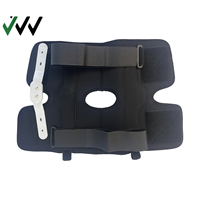 Attelle de genou en néoprène personnalisée avec charnières en aluminium amovibles, rotule ouverte, soutien orthopédique pour soulager la douleur de l'arthrite