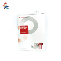 Impression de brochures et de bons personnalisés de luxe avec reliure à cheval pour la publicité