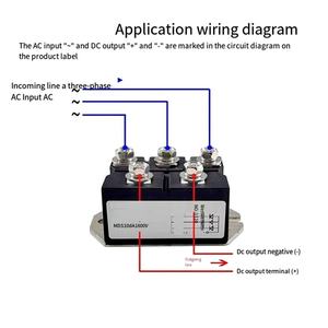 (Tipo I) Módulo de puente rectificador trifásico para estufa electromagnética comercial MDS100A 150A 160A 200A 250A 1600V 2000V 2200V - Product Image 4