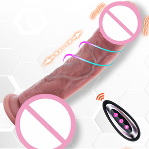 Dildo télescopique à 3/9 fréquences de vibration, simulateur féminin, masturbateur - Portable et résistant à l'eau, produit pour adultes - Product Image 1