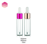 LanJing 5ML 10ml 20ml Bouteille en verre ambré clair UV or vide avec compte-gouttes gradué
