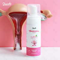 Dromaka Marque Blanche Hygiène Féminine Intime Vaginale Bio Lavage Féminin Yoni pour Femmes Mousse de Lavage Vaginal