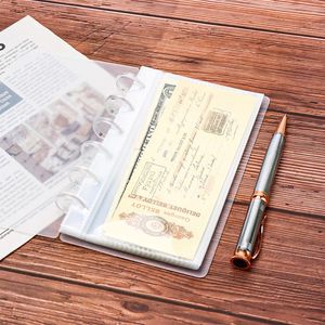 फ्रॉस्टेड पीपी कवर के साथ डिस्बाउंड फोटो एल्बम 20 शीट स्पष्ट pp फोटोकार्ड आस्तीन 6 डिस्क बाध्य आयोजक बाईं ओर खुली जेबें - Product Image 3