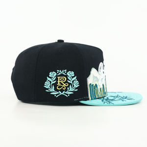 Gorra Deportiva Tcap China de 5 Paneles, de Gamuza de Alta Calidad, con Cierre a Presión y Bordado Personalizado - Product Image 4