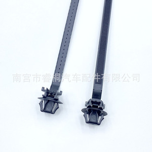 สายรัดเคเบิ้ล Shuangxuan สีดำ แบบล็อคอัตโนมัติ สำหรับยึดสายไฟในรถยนต์ - Product Image 2