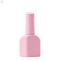 Échantillons Gratuits, Flacons en Verre Rose Brillant pour Huile à Cuticules OEM/ODM 12ml, Contenants Vides pour Huile à Ongles UV avec Couvercles et Pinceaux
