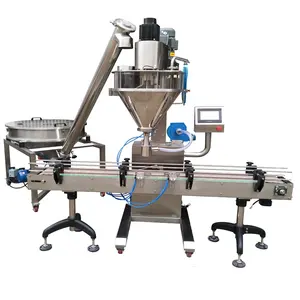 Semi-automatic factory economic 50L hopper auger filler with screw feeder wheat flour maize packing machine