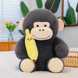 Peluches de Gorila con Plátano, Lindos Muñecos de Mono para Niños Pequeños, Juego Interactivo Relajante para Padres e Hijos, Regalos Personalizados - Product Image 4