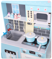 Jouets de cuisine en bois 2 en 1 pour enfants, maison de poupée en bois, jeux de simulation, jouets de cuisine en bois pour enfants