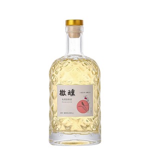 Bouteilles de liqueur, de <span class=keywords><strong>vin</strong></span> et de vodka en verre plat de haute qualité, fabriquées à la main, 375 ml, 500 ml, 750 ml, design élégant et tendance - Product Image 1