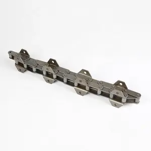 2024 New Arrival Special CA Type Steel Agricultural Chain Roller Chain With Attachment Transmission Chain For Conveyor