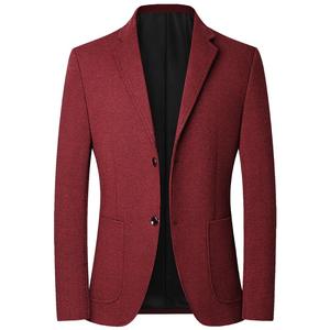 <span class=keywords><strong>Blazer</strong></span> da <span class=keywords><strong>Uomo</strong></span> per Completo Business, <span class=keywords><strong>Giacca</strong></span> Casual Primaverile e Autunnale a Due Bottoni, Vendita all'Ingrosso - Product Image 4