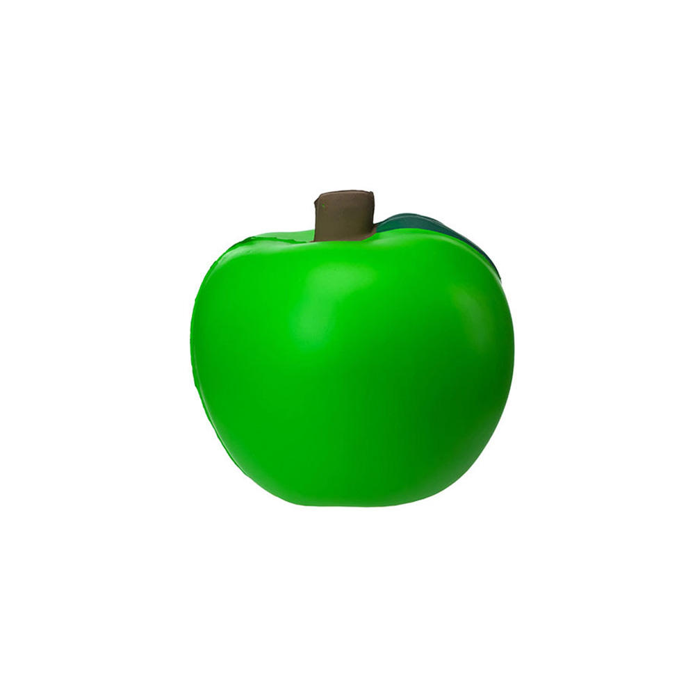 Custom Shaped Anti-stress Reliever logo Printed Brandable Pu Foam Fruit Christmas apple Anti Stress Ball Toy