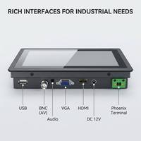 Moniteur industriel LCD tactile intégré de 7, 10,4, 13,3, 15, 17 pouces pour casiers à colis