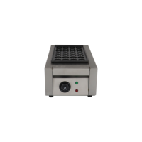 Prix d'usine OULI Gril commercial 1 tête pour boulettes de poisson et boulettes de poulpe avec minuteur, haute productivité, 220V, Nouvelle machine électrique de cuisson