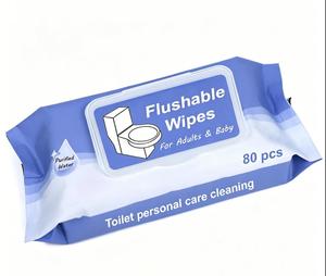 Toallitas Húmedas Desechables para Inodoro, para Adultos y Bebés, a Base de Plantas, para Hombres y Mujeres, Sin Blanquear, Venta al por Mayor del Fabricante - Product Image 2