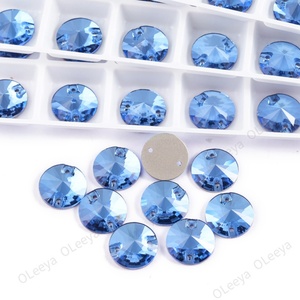 Oleeya Factory - Vente en gros de strass à dos plat de qualité A5, toutes tailles et couleurs variées, 12 mm, Rivoli, à coudre, pour robes - Product Image 3