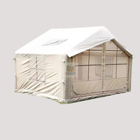 Grande tente gonflable portable pour le camping et le glamping en plein air avec pompe à air, imperméable, 4 saisons, installation rapide, usage familial