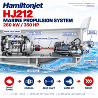 En stock - Unité de jet axial HamiltonJet HJ212 Waterjet 260 kW 350 CV avec impeller de 215 mm