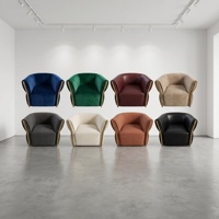 Fauteuil pivotant à bascule européen personnalisable ZJ-ORB-01C, revêtement en cuir véritable, durable, OEM/ODM, meubles de salon