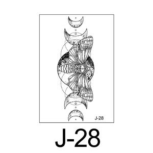 Nuevo Tatuaje Temporal Personalizado al por Mayor, Diseño de Flores para Brazo, Cuello y <span class=keywords><strong>Tobillo</strong></span>, Resistente al Agua, Color Negro, Adhesivo para Tatuajes Corporales para <span class=keywords><strong>Mujer</strong></span> - Product Image 6