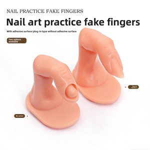 Doigt d'entraînement à base fixe pour la pratique des <span class=keywords><strong>ongles</strong></span>, formation <span class=keywords><strong>en</strong></span> salon, vente <span class=keywords><strong>en</strong></span> gros - Product Image 1
