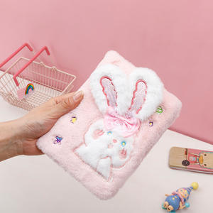 Cadeaux personnalisés pour enfants Carnet A5 à couverture rigide et souple Journal intime en peluche mignonne Kawaii - Product Image 3