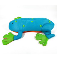 Flotteur de piscine en forme de grenouille, pouf animal flottant, pas besoin de gonflage, jouet de piscine flottant en forme de grenouille, maille