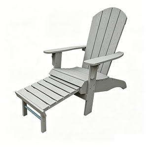 <span class=keywords><strong>Sedie</strong></span> Adirondack da <span class=keywords><strong>Giardino</strong></span> Blu <span class=keywords><strong>in</strong></span> Plastica HIPS con Poggiapiedi Estraibile - Product Image 4