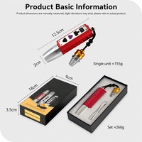 Lampe torche UV DUNFBIRD JY39X-3-4 pour inspection de documents, billets de banque et étiquettes, lumière blanche et jaune, rechargeable Type-C