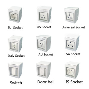 Italian Design Outdoor Power Socket <strong>Switch</strong> IP55 Weatherproof Wall <strong>Bathroom</strong> 16A 250V Rated Current NFC Network Connectivity CE - Product Image 6