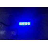Feux de signalisation à LED avec boîtier en aluminium IP65, lentille en PC, 12V/24V DC, pour camion, excavatrice, tracteur