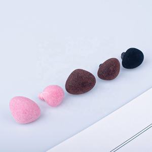Nariz Triangular de Seguridad con Superficie Flocada en Negro <span class=keywords><strong>y</strong></span> Rosa <span class=keywords><strong>para</strong></span> Amigurumi, Peluches, Juguetes Suaves, Suministros de Manualidades de Plástico - Product Image 4