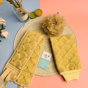3 pezzi di alta qualità <span class=keywords><strong>Set</strong></span> doccia da <span class=keywords><strong>bagno</strong></span> spugna da <span class=keywords><strong>bagno</strong></span> spugna cintura con guanto da <span class=keywords><strong>bagno</strong></span> esfoliante guanto da <span class=keywords><strong>bagno</strong></span> - Product Image 2