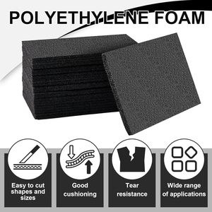<span class=keywords><strong>Frienda</strong></span> - Juego de 12 Láminas de Espuma de Polietileno Negra de 12x8x0.5 Pulgadas de Grosor, Personalizables para Envío, Almacenamiento y Proyectos de Bricolaje, Hechas en China - Product Image 4
